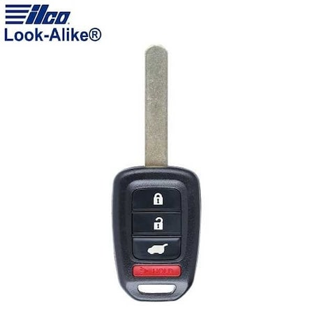 Ilco LAL RHK-HON-4B10 Honda 4 Button Remote Head Key (MLBHLIK6-1TA) ILCO-AX00013490